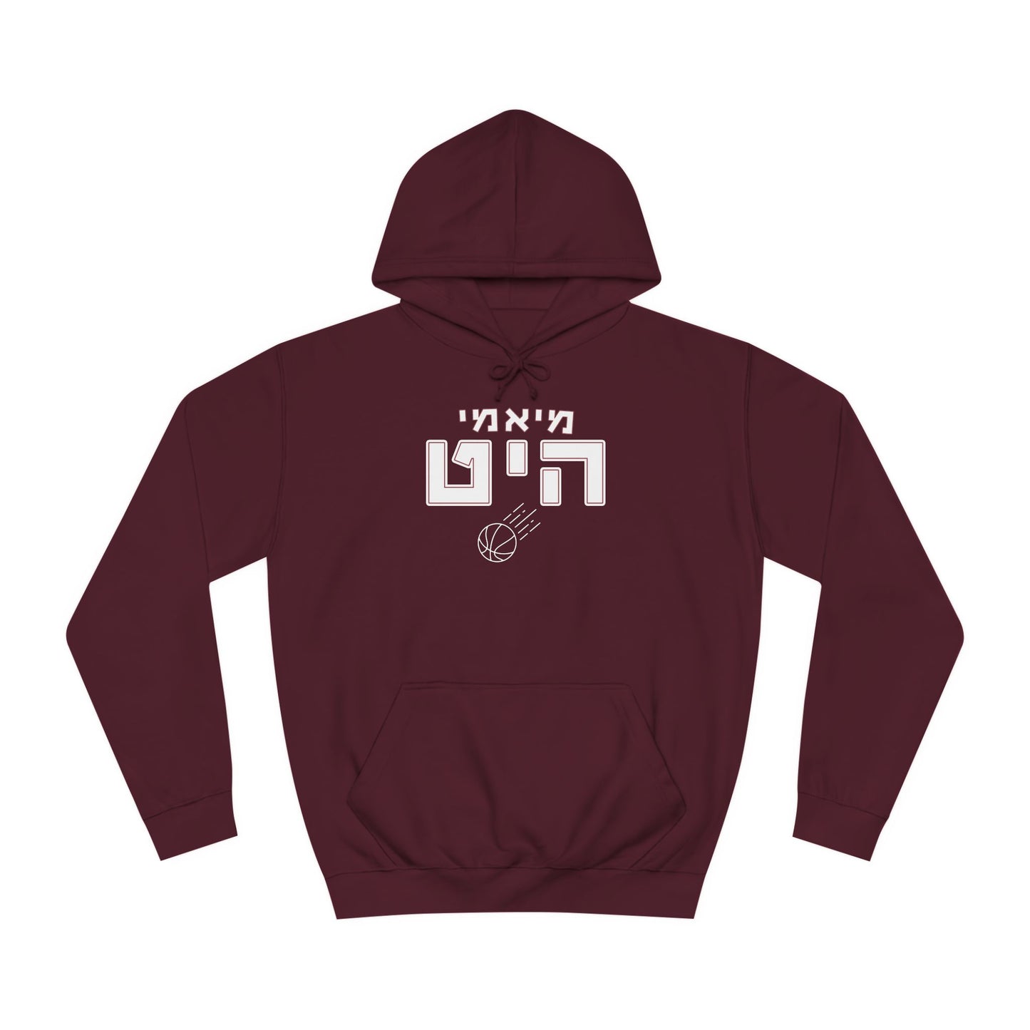 Miami Heat Hebrew Hoodie | Represent Your Team with Bold Style and Comfort