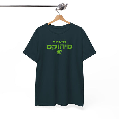 Seattle Seahawks Hebrew T-Shirt // Seahawks Spirit in Hebrew