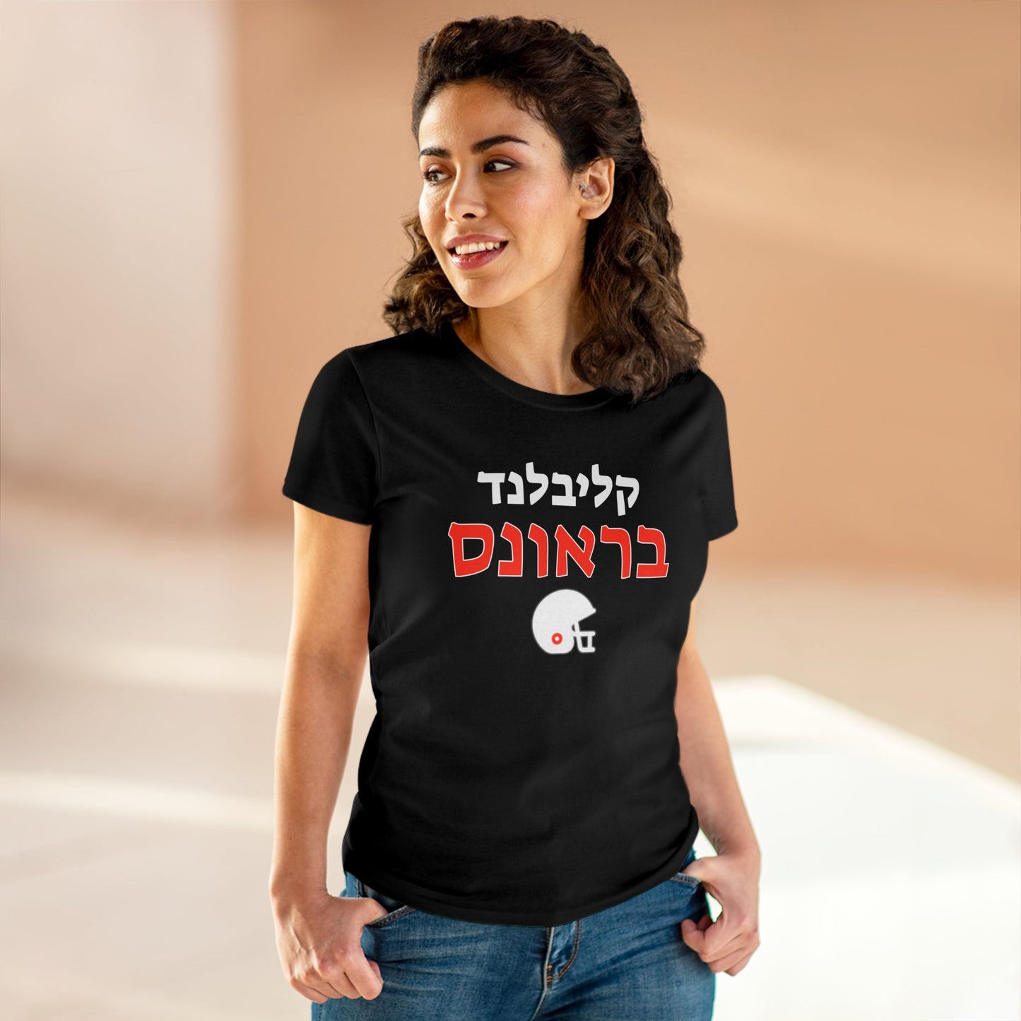 Cleveland Browns Hebrew Women’s Shirt – Stylish Fan Gear