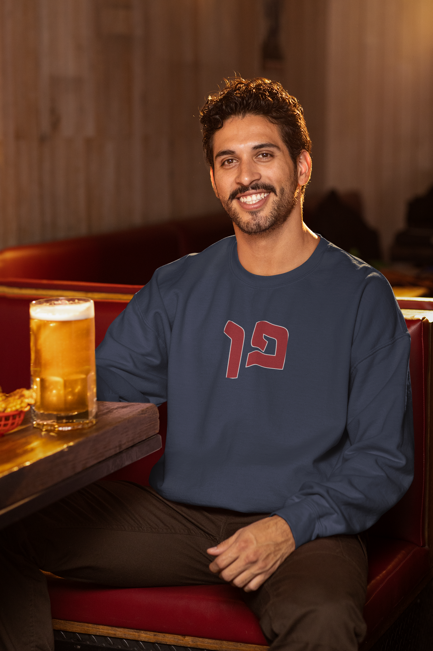 Penn Hebrew Sweatshirt - Oxford Navy