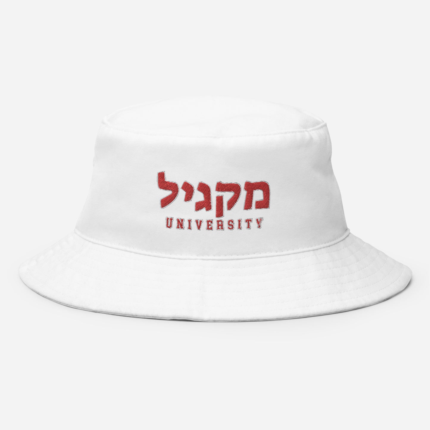 McGill Hebrew Bucket Hat: Casual Cool, Cultural Charm