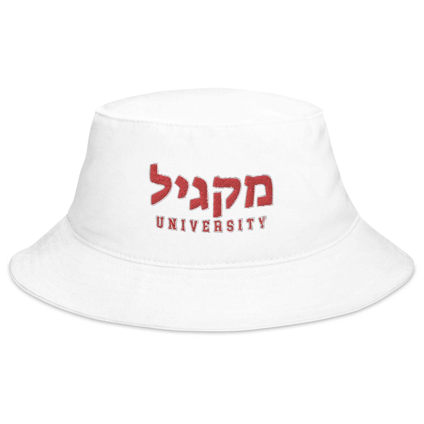 McGill Hebrew Bucket Hat: Casual Cool, Cultural Charm