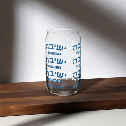 Yeshiva Hebrew Can-Shaped Glass: Sip in Style