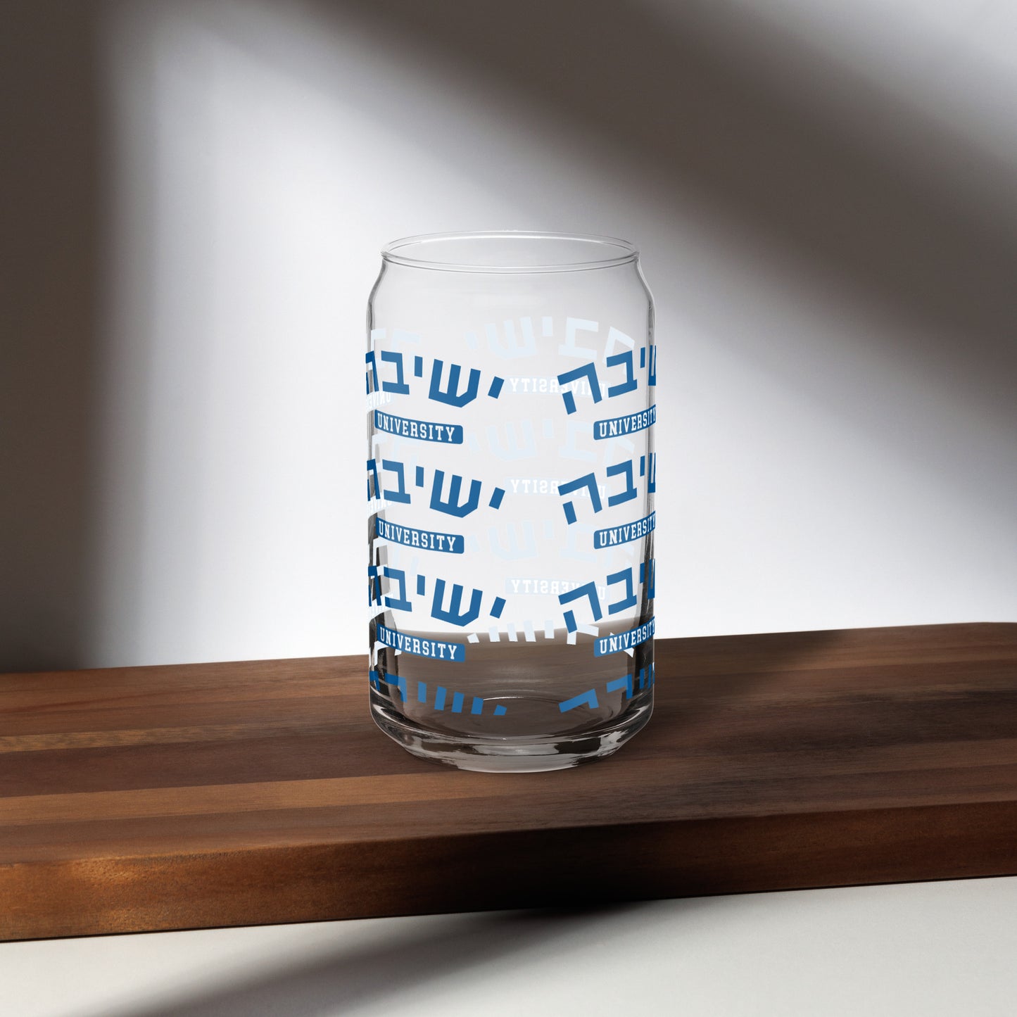 Yeshiva Hebrew Can-Shaped Glass: Sip in Style