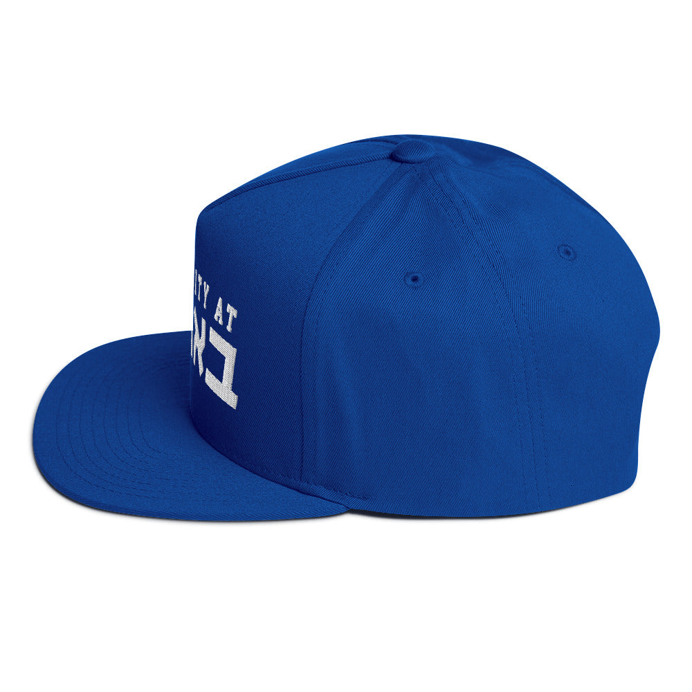 Buffalo Hebrew Flat Bill Cap: Bold Statement