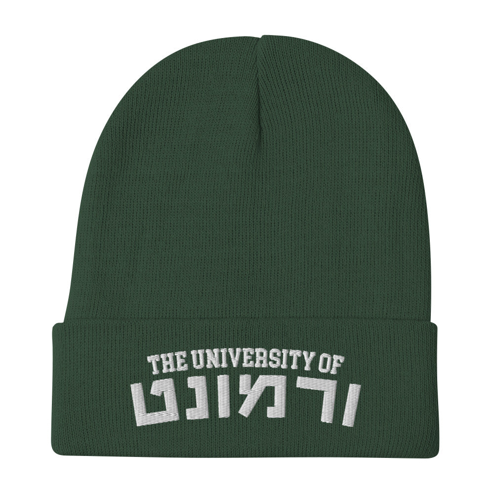 Vermont Embroidered Beanie: Warmth in Style