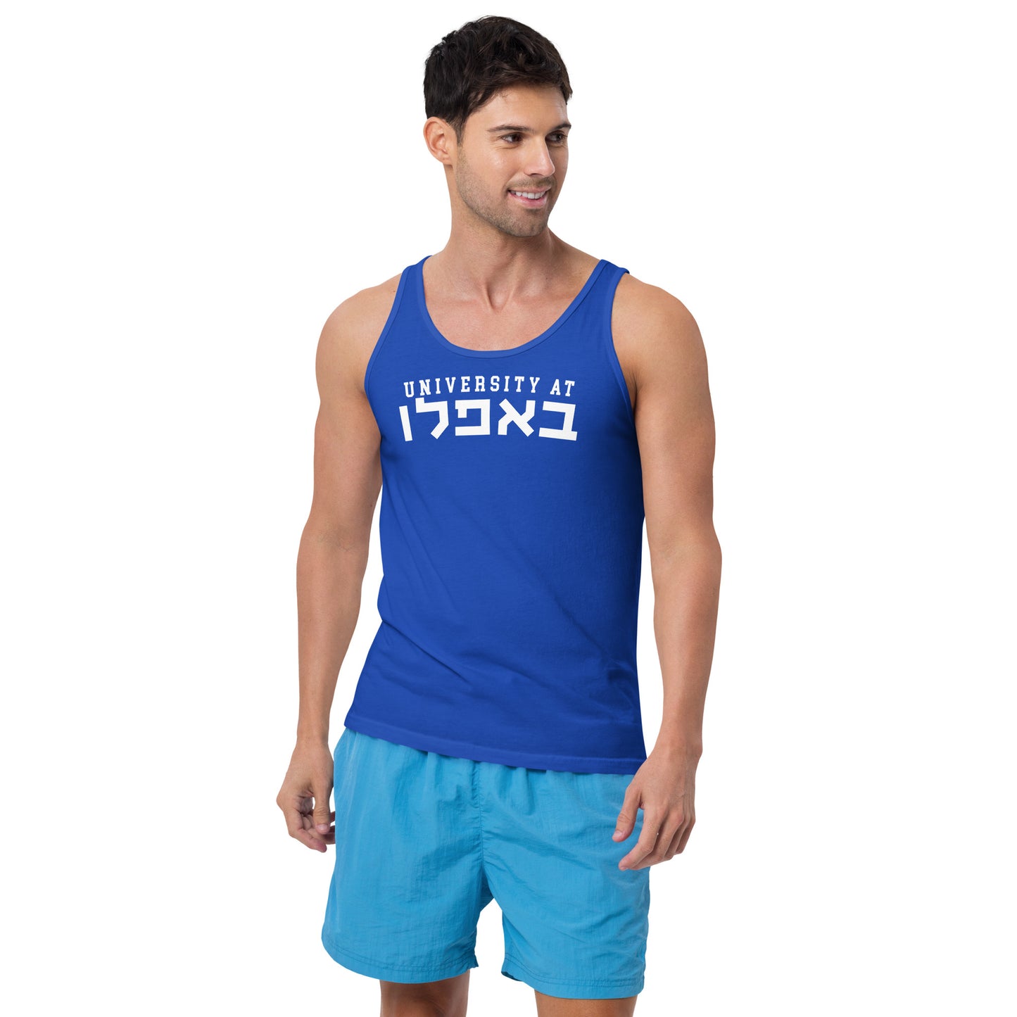 Buffalo Hebrew Men’s Tank Top: Athletic and Proud