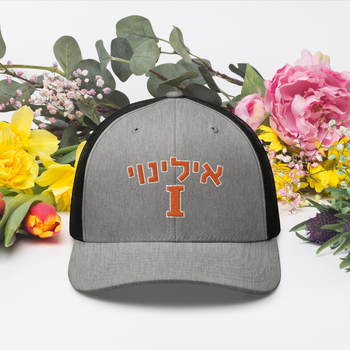 Illinois Hebrew Trucker Cap: Style and Cultural Flair