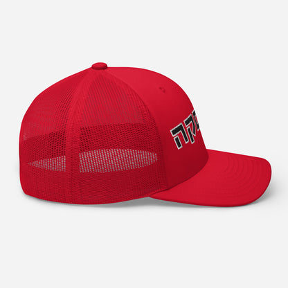 Nebraska Hebrew Hat - Trendy and Adjustable with Bold Lettering