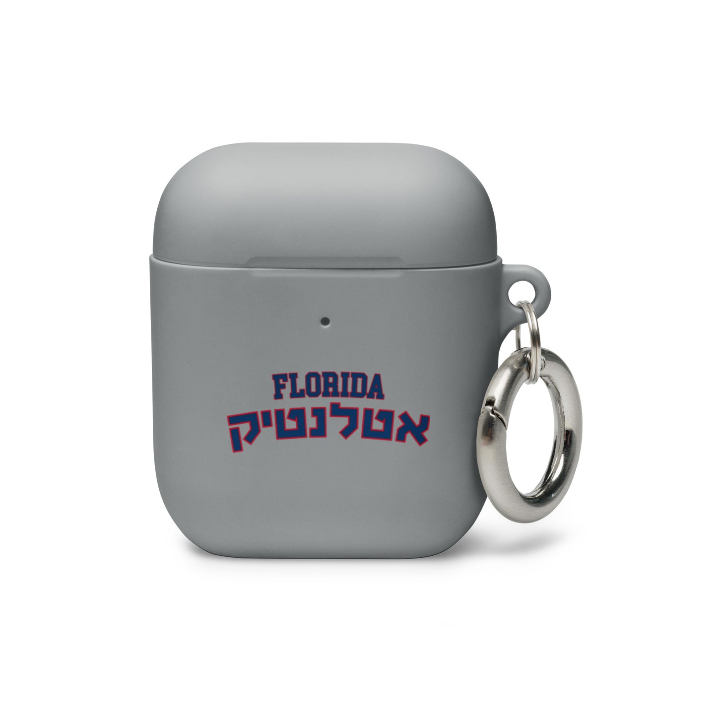 Florida Atlantic AirPods Rubber Case: Dual-Language Protection