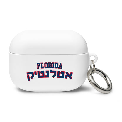 Florida Atlantic AirPods Rubber Case: Dual-Language Protection