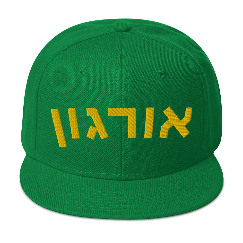 Oregon Hebrew Snapback Hat: Sharp Style