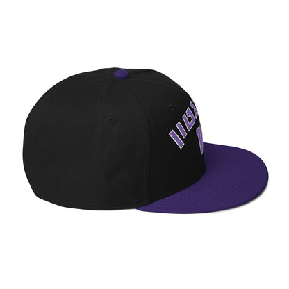 Washington Hebrew Script Snapback Hat: Sun Protection