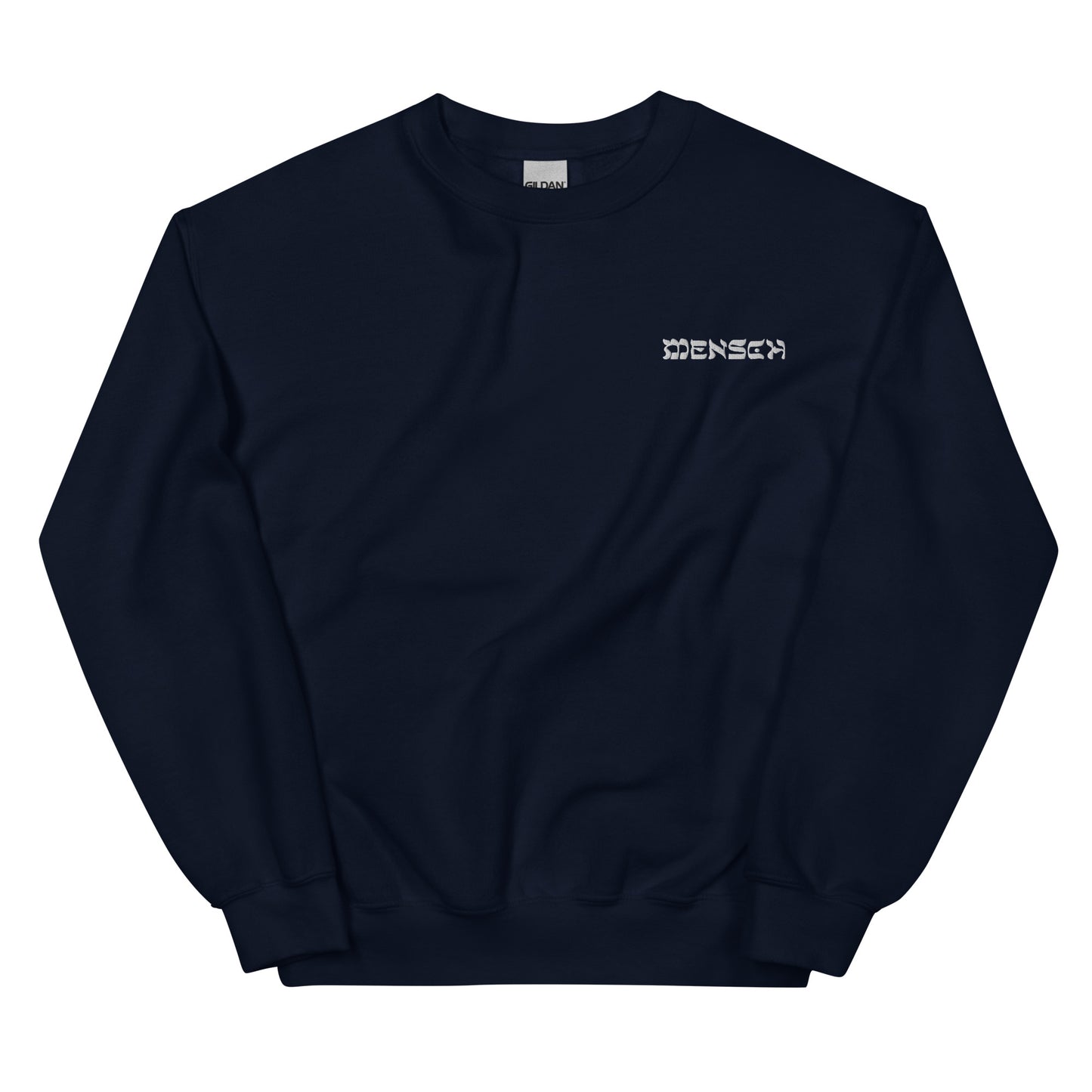 Mensch Embroidered Sweatshirt - Navy