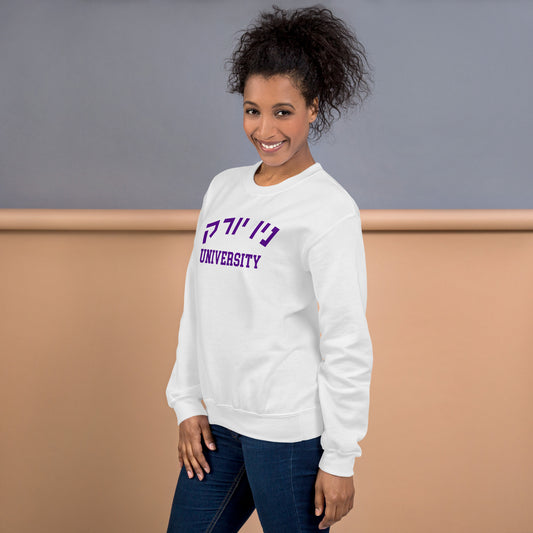 New York Hebrew Sweatshirt: Cozy Support in Style