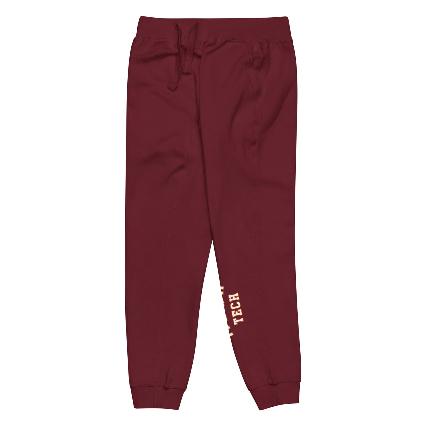 Virginia Tech Hebrew Unisex Fleece Sweatpants: Lounge in Hokie Style