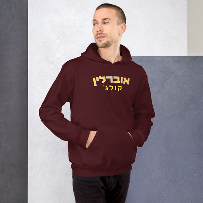 Oberlin College Hebrew Sweatshirt // Wear Your Oberlin Pride in Hebrew