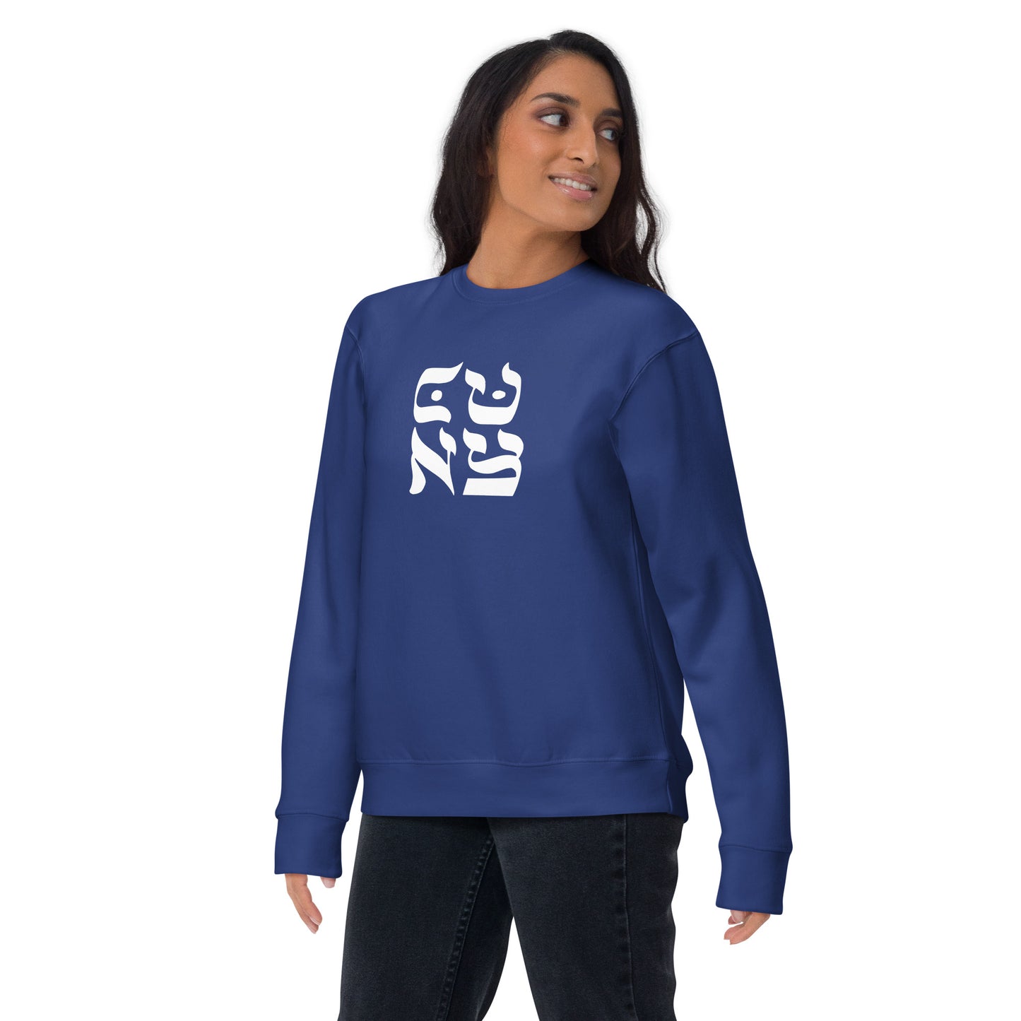 CUNY Sweatshirt with Hebrew-Inspired Font: Stylish Wear