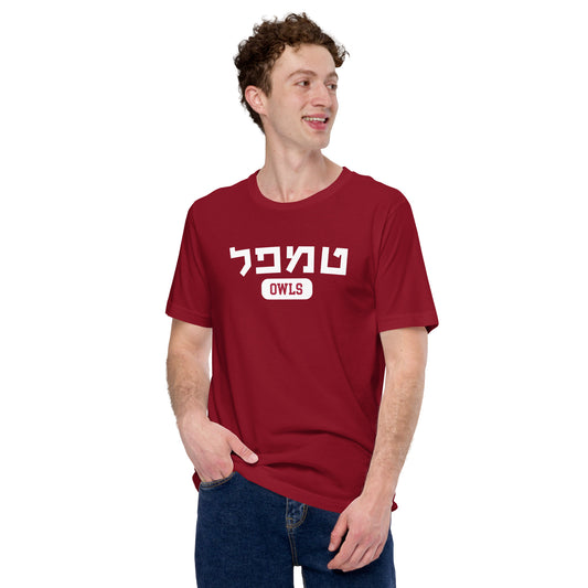 Temple Hebrew T-Shirt: Show Your Pride