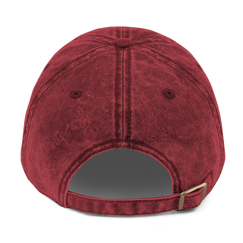 South Carolina Hebrew Maroon Hat | White Embroidered Design