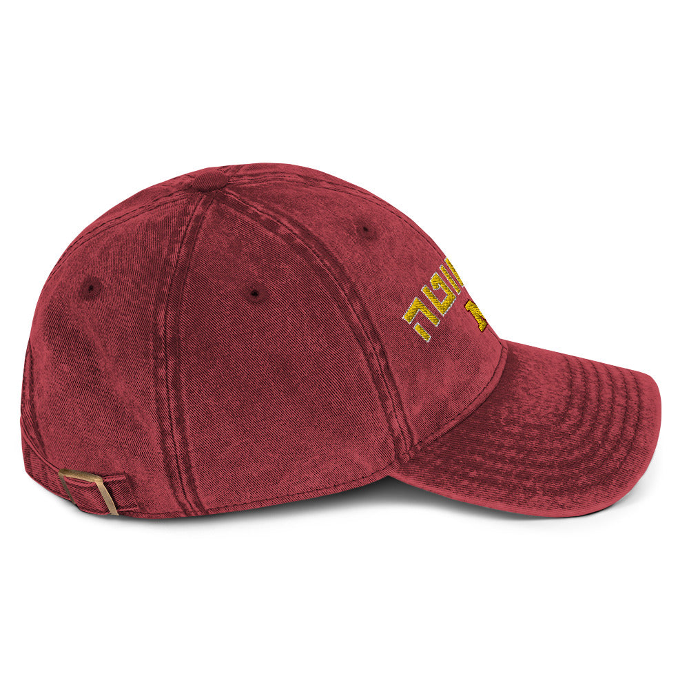 Minnesota Hebrew Vintage Twill Cap: Retro Spirit