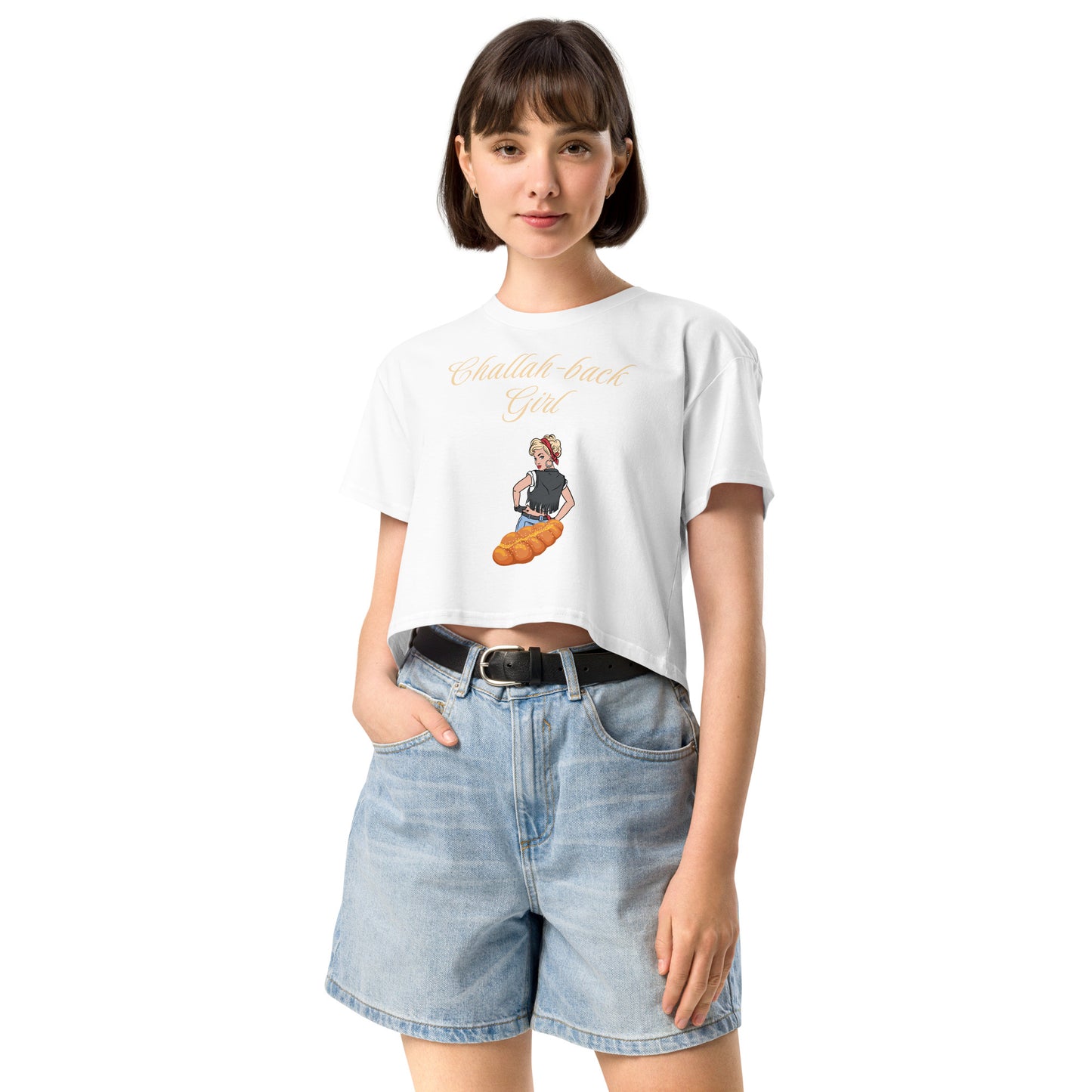 Challah-back Girl crop top