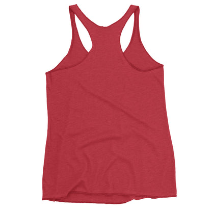 Carleton Red Tank Top - Bold Hebrew Text