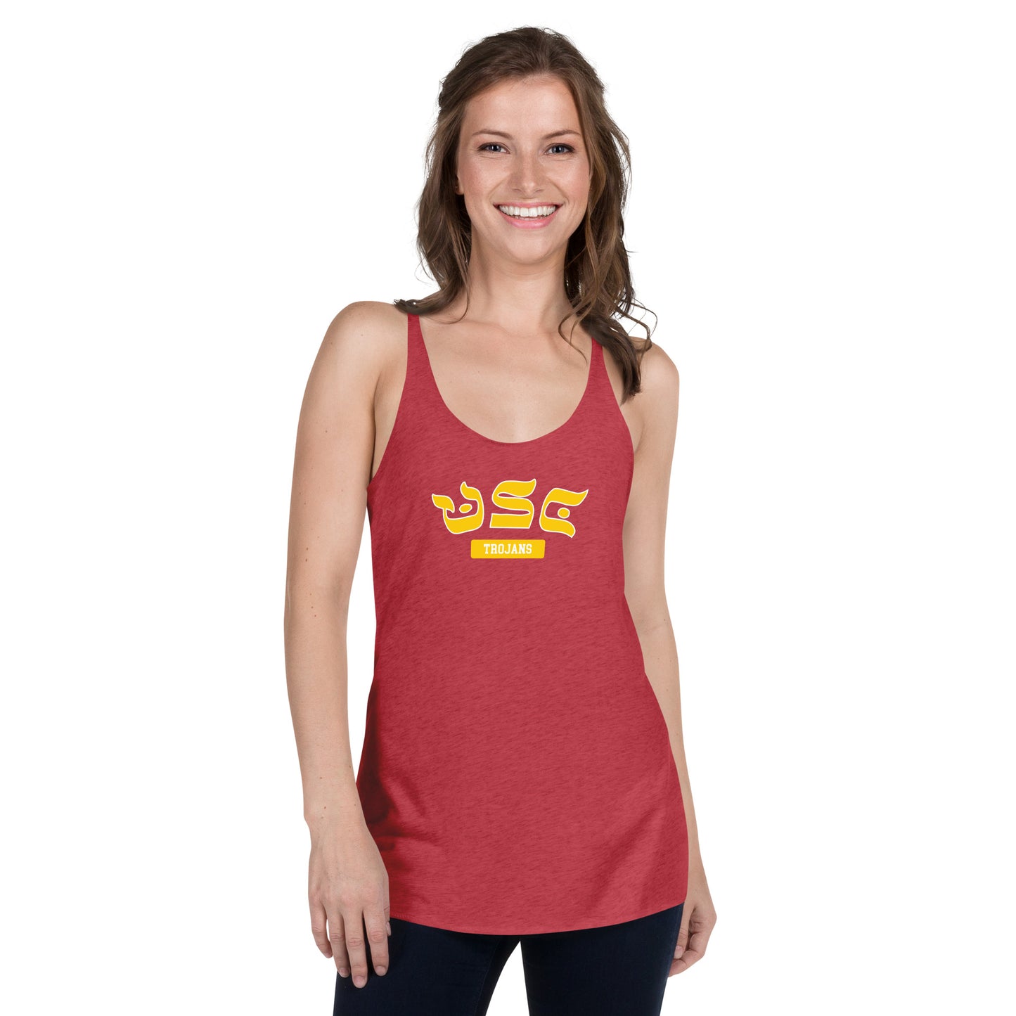 Southern California Hebrew Women’s Racerback Tank: Sporty Elegance and Pride